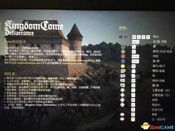 天国拯救操作方法介绍 天国拯救按键操作介绍