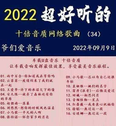 群星《2022超好听的十倍音质网络歌曲(34)》WAV分轨