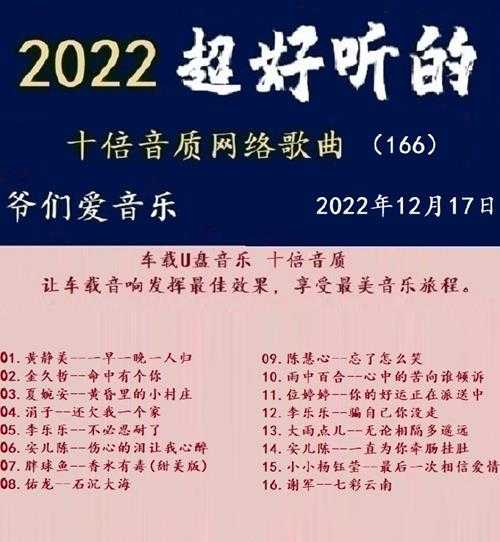 群星《2022超好听的十倍音质网络歌曲(166)》WAV分轨.