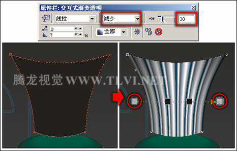 CorelDraw利用交互式工具绘制香水促销海报