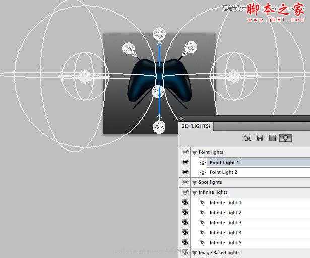 Photoshop绘制逼真的蓝色风格的游戏手柄