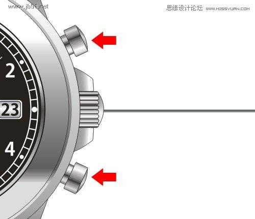 CorelDraw(CDR)设计绘制超真实的有质感的手表实例教程