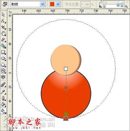 Coreldraw(CDR)利用造型工具和交互式工具设计制作搞笑的芝麻官形象的不倒翁实例教程