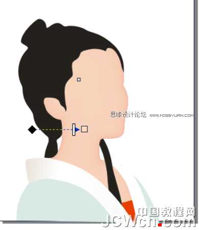 CorelDRAW鼠绘教程：绘制宋代女词人李清照