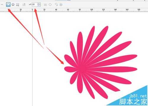 CDR怎么绘制美丽的花朵?CDR变形工具制花朵的技巧