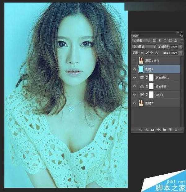 Photoshop给清纯女孩打造唯美的封面手绘效果图