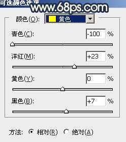 Photoshop调制出柔和的晨曦霞光草丛人物图片