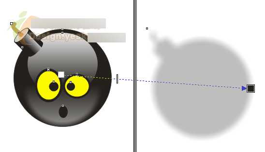 CorelDRAW绘制卡通风格的可爱水晶炸弹人矢量图