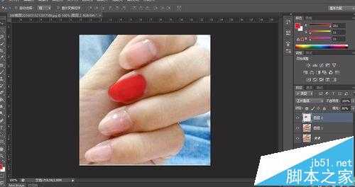 Photoshop怎么给手指做美甲效果? ps美指甲的教程