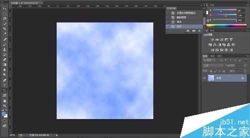 在PS中制作出天空云彩效果