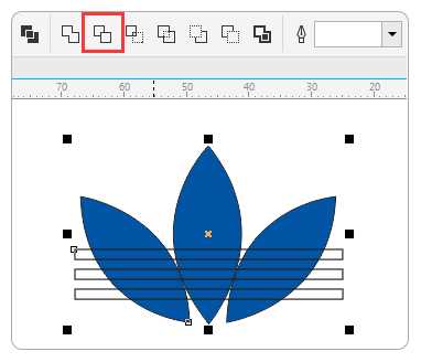 CDR快速制作阿迪logo标志