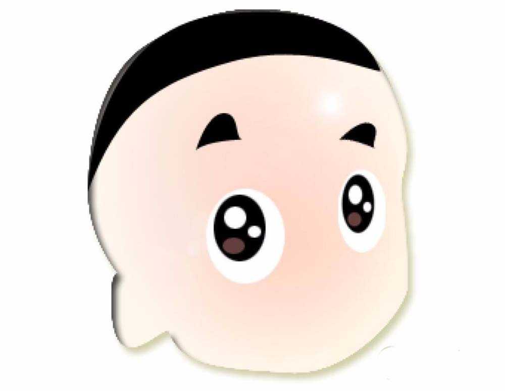 PS怎么绘制大头儿子的头像?
