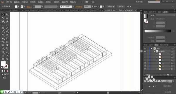 ai怎么设计电子琴插画图? ai电子琴的绘制方法