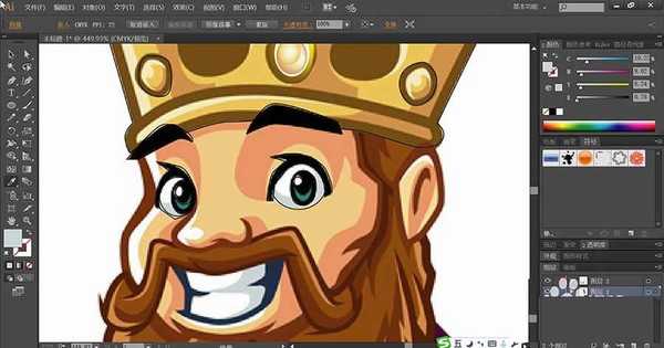 ai怎么设计国王形象的logo标志? ai国王图标的画法