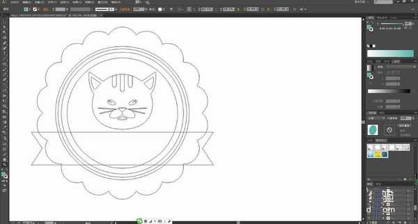 ai怎么设计宠物标签? ai画宠物标志logo的教程